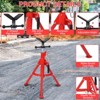 V-Head Pipe Stand 28-52 Inch Adjustable Height, Folding Jack Stands Fits 1/2" to 12" Pipe, Heavy-Duty Construction - 4 of 4