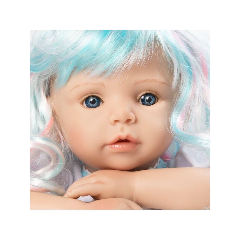 Paradise Galleries 22 inch Reborn Mermaid Doll - Real Looking Toddler Doll Mermaid Dreams with Rainbow Wig and Slip - on Tail, 6-Piece Gift Set, 1 of 2