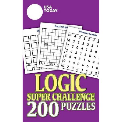 USA Today Logic Super Challenge - (USA Today Puzzles) by  Usa Today (Paperback)