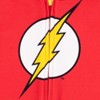 DC Comics Justice League The Flash Superman Batman Zip Up Pajama Coverall - 4 of 4