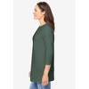 Woman Within Plus Size Perfect Three-Quarter Sleeve Crewneck Tee - 4 of 4