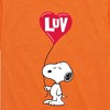 Boys' - Peanuts - Snoopy Luv Short Sleeve Graphic T-Shirt - 2 of 4