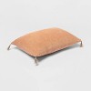 Washed Linen Lumbar Throw Pillow with Tassels - Threshold™ - image 3 of 4