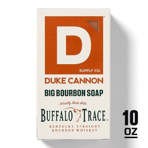 Duke Cannon Supply Co. Big Ass Brick of Soap for Men - Buffalo Trace Bourbon Bar Soap - 10oz - 1 of 4