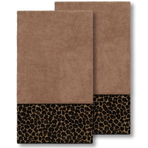 Linum Home Textiles 100% Turkish Cotton SPOTS Embellished Towel Set - 1 of 2