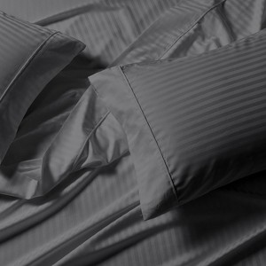 Egyptian Linens USA 608 Cotton Sheet Set - Extra Deep Pockets (22-inches) & Oversize Flat Sheet - 1 of 4
