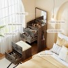Vlsrka 3-in-1 Vanity Desk with Flip Top Mirror - 2 of 3