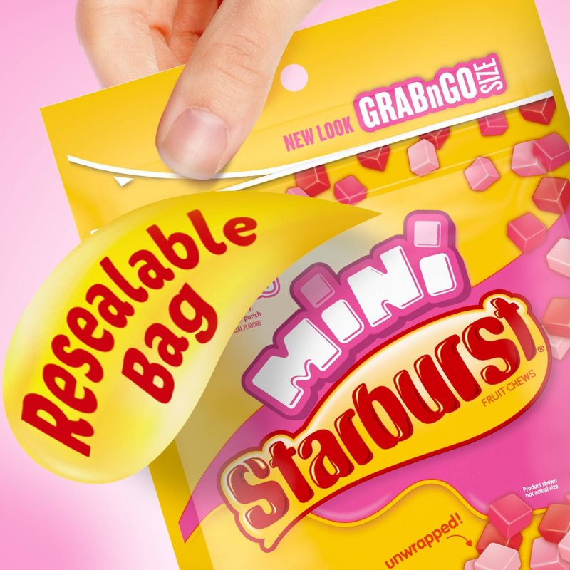 Starburst Minis FaveREDs Fruit Chews Candy - 8oz, 4 of 10