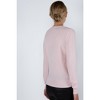 JENNIE LIU Women's 100% Pure Cashmere Long Sleeve Pullover V Neck Sweater - 2 of 3