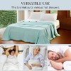Cooling Blanket Lightweight Breathable Blanket Breathable and Made of Polyamide with a Touch of Ice Cream - 4 of 4
