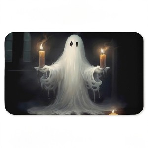 Stupell Industries Candlelit Spectral Ghost Printed Anti-Fatigue Floor Mat, design by LSR Design Studio, 30"x18" - 1 of 4