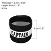 Unique Bargains Adjustable Elastic Soccer Team Training Captain's Armband 4 Pcs - 2 of 4