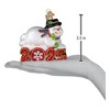 Old World Christmas Blown Glass Ornament for Christmas Tree, 2025 Snowman - 3 of 4