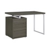 PAGED 55 Inches Computer Desk Modern Office Desk with 2 Drawers, Adjustable Shelf and Storage Cabinet for Office, Study - 4 of 4