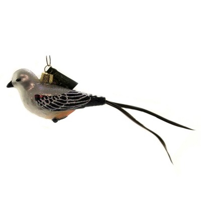 Old World Christmas 1.75" Scissor-Tailed Flaycatcher Ornament Bird  -  Tree Ornaments