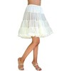 Malco Modes Women’s Luxury Double Layered Petticoat – Natural Beige Crinoline Underskirt - 3 of 4