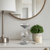 Glass Hourglass Timer - Decorative Sand Timer for Home & Office - Modern - 8" White - 3 of 4
