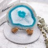 Luxury Lane Large Natural Brazilian Agate Slice Geode Rock Stone Drink Coaster with Wood Holder - 4 of 4