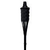 Patio Essentials 61.02" Patio Eco Weave Plastic Outdoor Torch Black - image 2 of 2