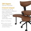 ELECWISH Functional Chair with 360° Footrest & Reclining Back - 2 of 4