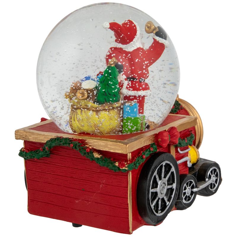 Northlight 6" Santa Claus Musical Train Christmas Snow Globe, 6 of 7