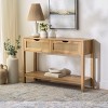 Seeley 2 Drawer Console Table - CNS3100A - Oak - Safavieh - 2 of 4