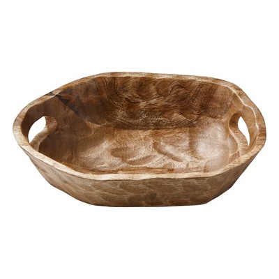 tagltd Organic Oval Open Handle Bowl