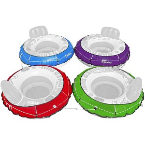 Bradley 4 Pack Heavy Duty River Tube Cover Only; Made in USA; Compatible with Intex River Run & 53" Tubes - 1 of 1