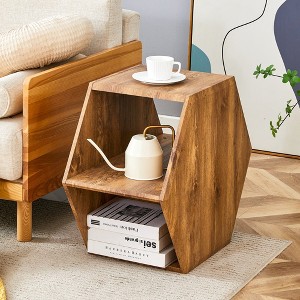 HDZNVF Hexagonal MDF coffee table - 1 of 4