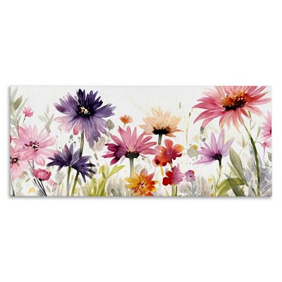 Stupell Industries Pink & Purple Blossoms, 48" x 20"
