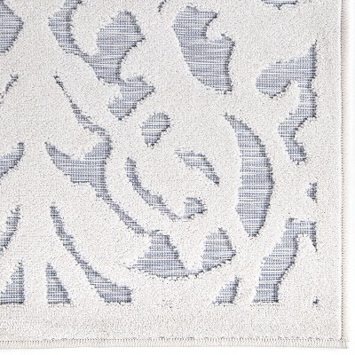 Ladybird Natural Blue High Low Indoor Outdoor Rug