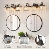 Bathroom Vanity Light Fixtures Modern Crystal Vanity Light Fixtures Over Mirror，Modern Crystal Wall Lighting with Square Shade - 2 of 4
