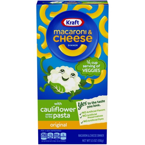 Kraft Original Cauliflower Pasta Mac Cheese 5 5oz Target