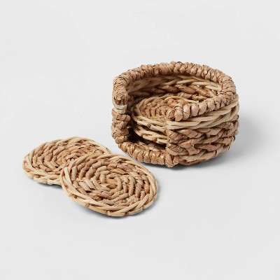 4pk Seagrass Coasters with Holder - Threshold™