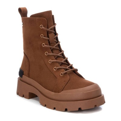 XTI Women's Suede Lace-Up Booties 140571