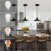 KTMBDW Farmhouse Pendant Light,8.66-inch Barn Vintage Hanging Light Fixture for Kitchen Island,Adjustable Height - 2 of 4