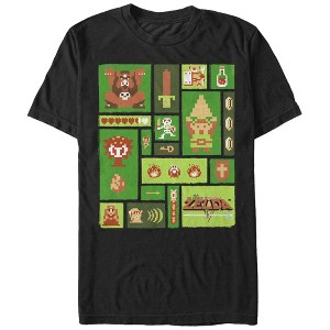 Men's Nintendo Legend of Zelda Collage T-Shirt - 1 of 4