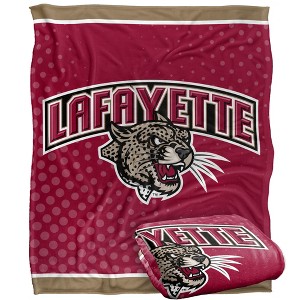 Lafayette College Logo Dots Silky 50x60 Blanket, 1 Sided - 1 of 4