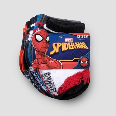 Image of Baby Spider-Man Ankle Socks - 12-24M