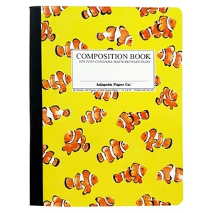 Jalapeno Paper Co. Composition 160 Pages Wide Ruled Notebook Clownfish - 1 of 1