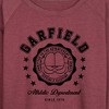 Women's - Garfield - Varsity Seal Lightweight French Terry Wide Neck Long Sleeve Shirt - 2 of 4