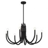 Savoy House Sorrento 8 - Light Chandelier in  Matte Black - 3 of 4