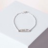 Baby Girls' Heart Cutout Tag ID Bracelet Sterling Silver - In Season Jewelry - 4 of 4