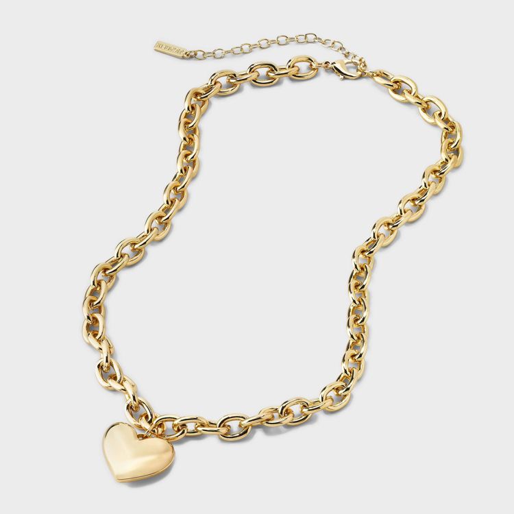 SUGARFIX By BaubleBar Heart Out Here Necklace - Gold, 3 of 4