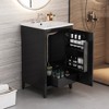 20" Bathroom Vanity Cabinet with Undermount Sink Set, Storage Door Shelf and Internal Multi-Functional Drawer, Soft-Closing Door - 2 of 4