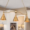 LNC Darren 3-Lights 31.5" Modern Linear Kitchen Island Pendant  Lights, Antique Gold - 2 of 4