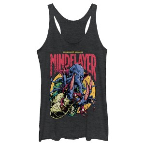 Women's Dungeons & Dragons The Mind Flayer and Illithid Larvae Will Win Racerback Tank Top - 1 of 4