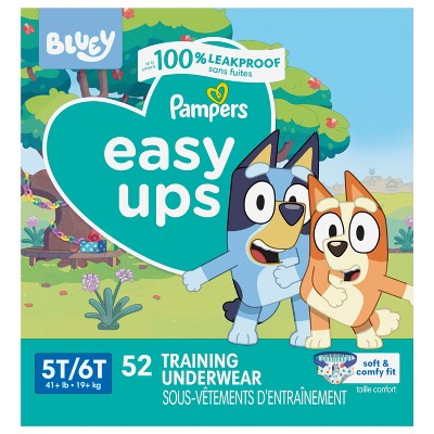 Pampers Easy Ups Training Underwear Boys Size 7 5T6T 52 Count