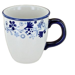Blue Rose Polish Pottery Manufaktura Coffee Mug - 1 of 2