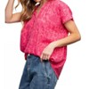 Women's The Peach Blossom Top - PLUS - Easel - 4 of 4